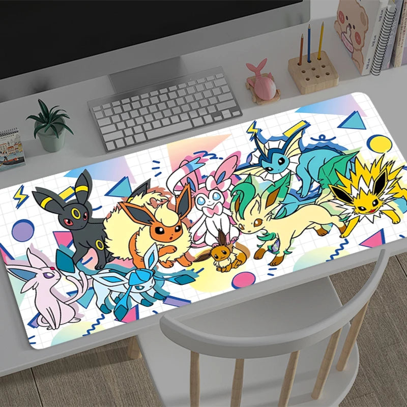 „Pokémon Gaming Mousepad – Evoli Design, Groß, Rutschfest, für PC & Laptop“
