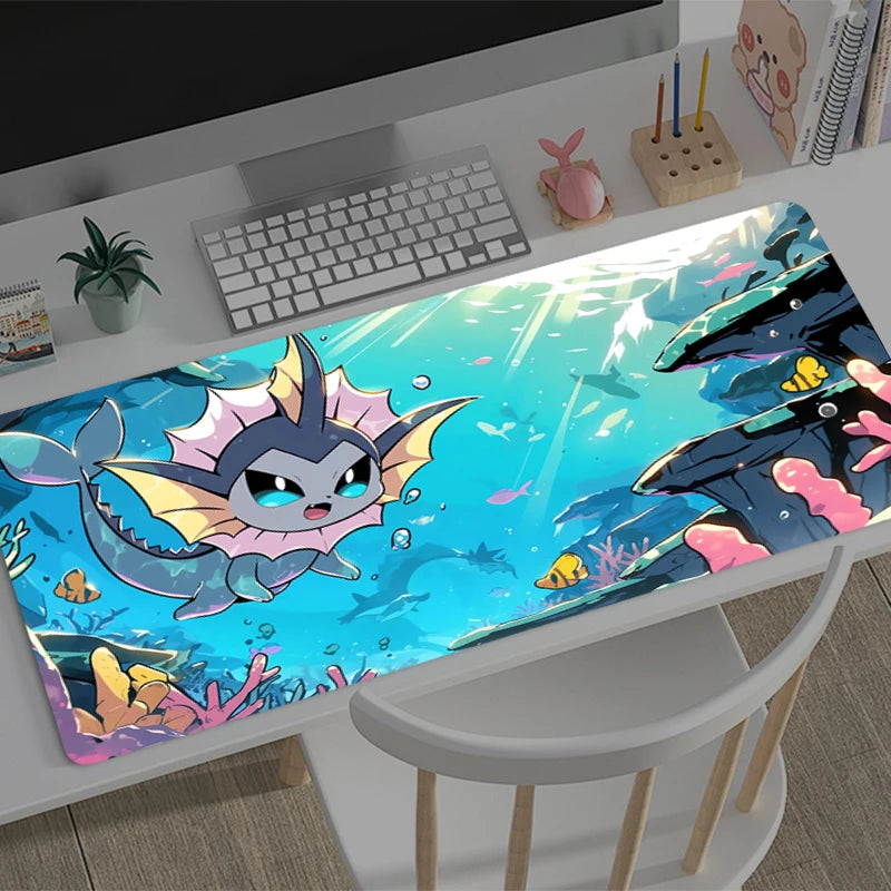 „Pokémon Gaming Mousepad – Evoli Design, Groß, Rutschfest, für PC & Laptop“