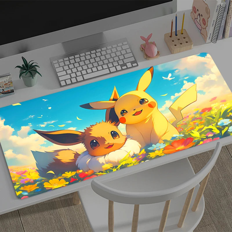 „Pokémon Gaming Mousepad – Evoli Design, Groß, Rutschfest, für PC & Laptop“