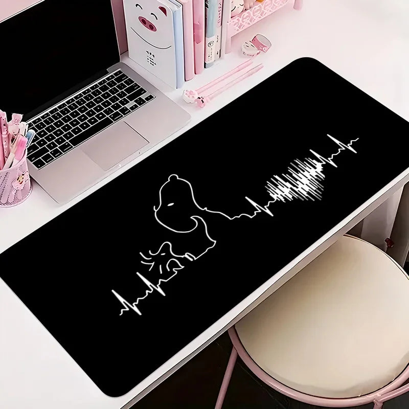 „Anime Gaming Mousepad – Cartoon-Design, rutschfest, große Größen (60x30 bis 100x50cm)“