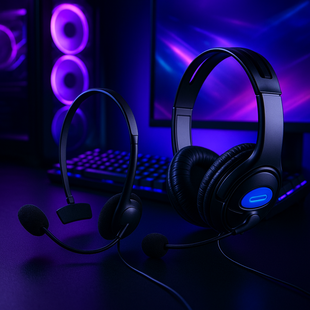 „Gaming Headset – 3,5 mm, Noise Cancelling, PS4“