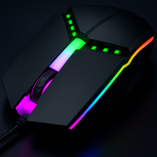 „Wired Mini Gaming Mouse – 1000 DPI, leise Tasten“