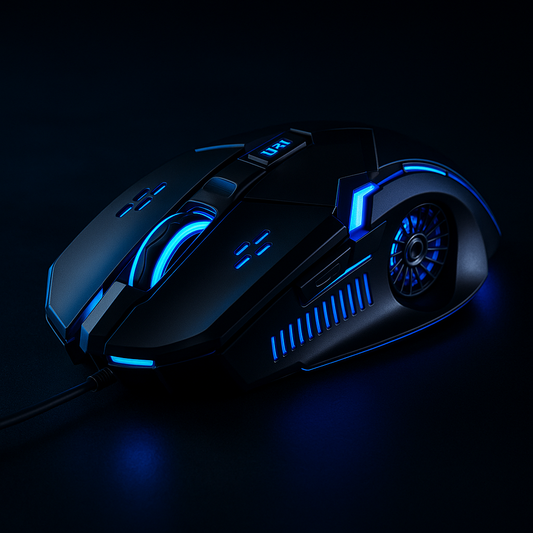 „Silver Eagle G5 – leise Gaming Maus mit 6 Tasten, RGB“