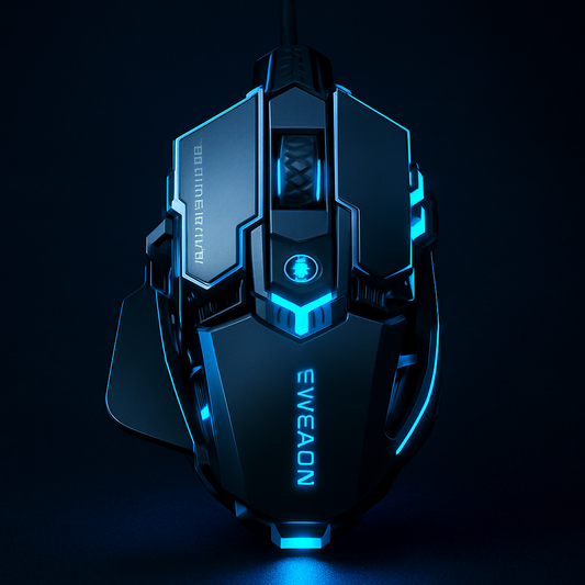 „MK500 Esports Gaming Mouse – 12800 DPI, Makros, Metallgewicht“