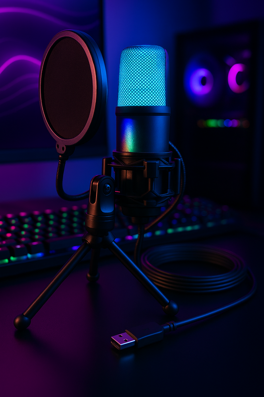 „AYEBEAU SF-666R Mikrofon – USB, Streaming, Gaming“