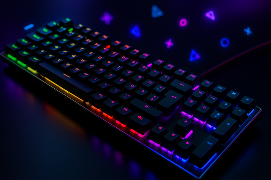 „K500 Gaming & Office Tastatur – 104 Tasten, RGB, USB“