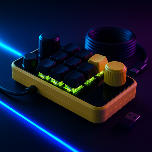 „MacroPad Mini – 3 Tasten, RGB, programmierbar, Hot-Swap“