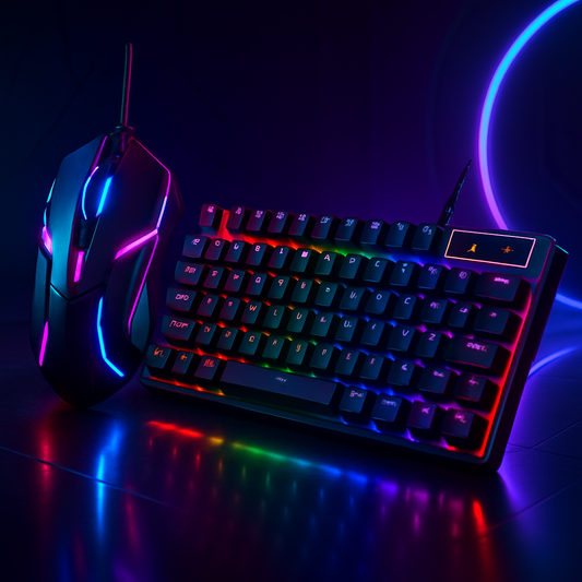 „RGB Gaming Keyboard & Mouse Set – 104 Tasten, mechanisches Feeling“